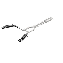 Load image into Gallery viewer, MagnaFlow Cat-Back 15-16 Land Rover Ranger Rover V6 SS 2.5in Dual Split Rear Exit 4.5in Black Tips - 19123