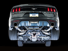 Load image into Gallery viewer, AWE Tuning S550 Mustang EcoBoost Axle-Back Exhaust - Touring Edition (Diamond Black Tips) - 3015-33086