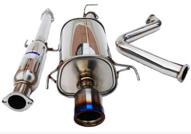Invidia 97-01 Prelude Q300 Titanium Rolled Tip Cat-back Exhaust **Fits BASE Model ONLY** - HS97HP1GNT