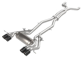 aFe MACHForce XP Exhausts Cat-Back SS 19-21 BMW M2 Competition L6-3.0L w/Carbon Tips - 49-36351-C