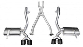 Corsa 1997-2004 Chevrolet Corvette C5 Z06 5.7L V8 Black Xtreme Cat-Back + XO Exhaust - 14962BLK