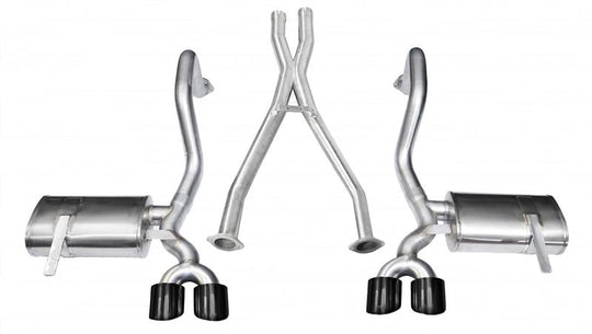 Corsa 1997-2004 Chevrolet Corvette C5 Z06 5.7L V8 Black Xtreme Cat-Back + XO Exhaust - 14962BLK