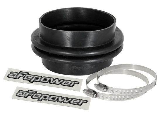 aFe Magnum FORCE Intake Coupling Kit (3 IN ID x 90 Deg.) Elbow Coupler - Black - 59-00069