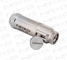 Load image into Gallery viewer, NRG 700 Series M12 X 1.25 Steel Lug Nut w/Dust Cap Cover Set 21 Pc w/Locks &amp; Lock Socket - Silver - LN-LS710SL-21