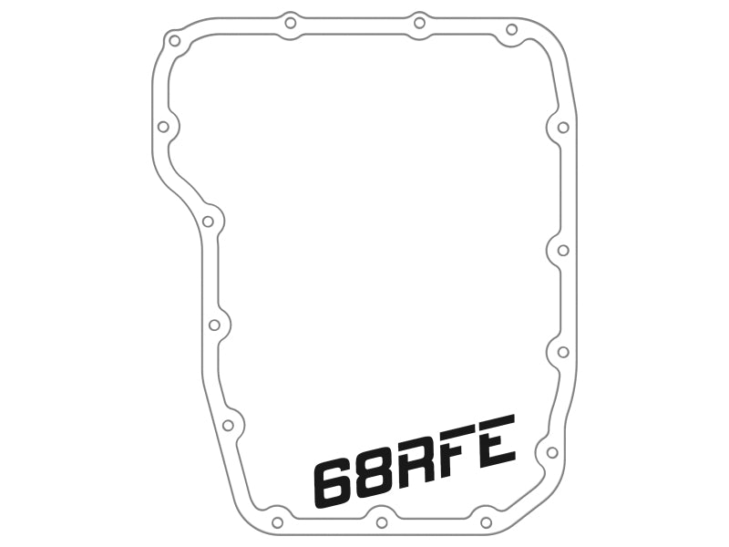aFe Transmission Pan (Black w/ Machined Fins) 13-19 Dodge Diesel Trucks L6-6.7L (td) - 46-71160B