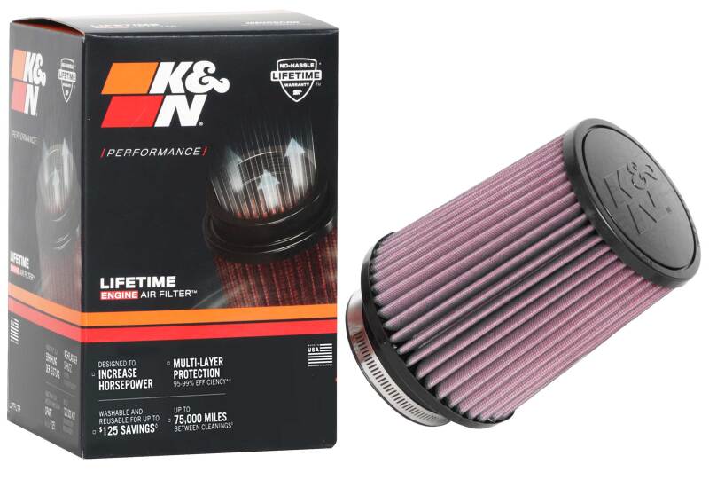K&N Universal Air Filter 3-1/2in Flange / 5-1/2in Base / 4-1/2in Top / 6-1/2in Height - RU-4630XD