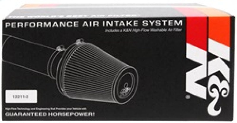 K&N 06-10 Toyota Yaris L4-1.5L Flat Black Typhoon Short Ram Intake - 69-8612TFK