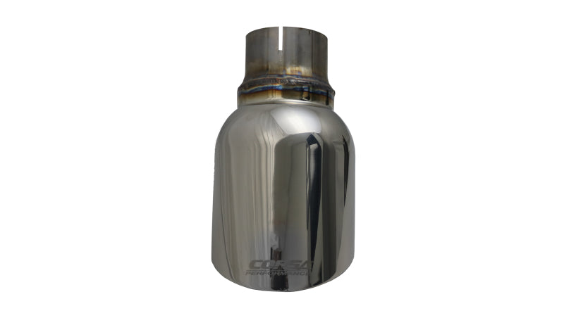 Corsa 2011-2024 e Universal 2.5in Inlet / 4.5in Outlet Polished Pro-Series Tip Kit - TK007
