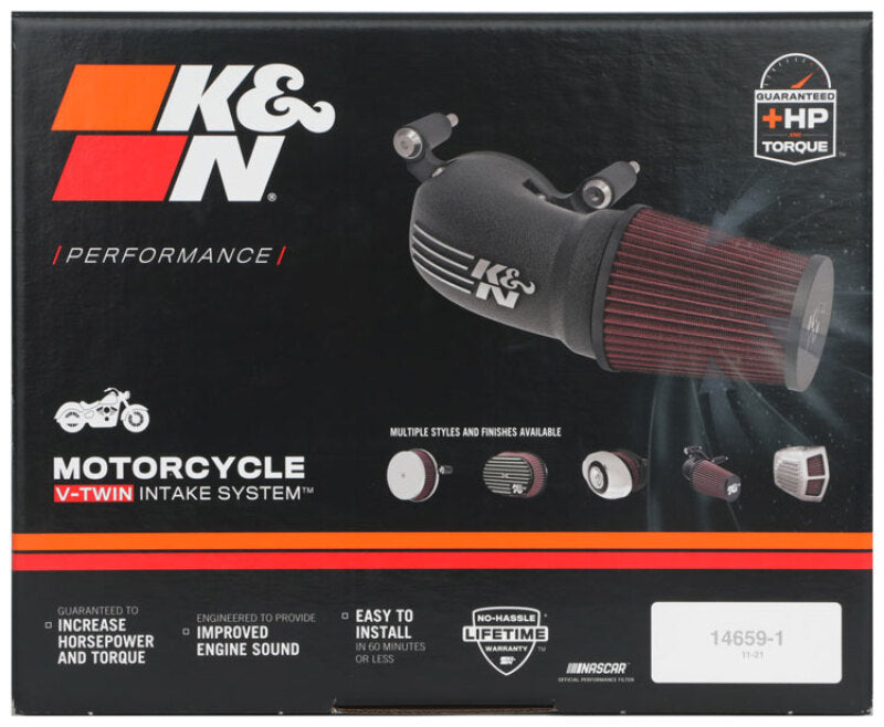K&N 01-14 Harley-Davidson Softail DYNA Performance Intake Kit - 57-1125