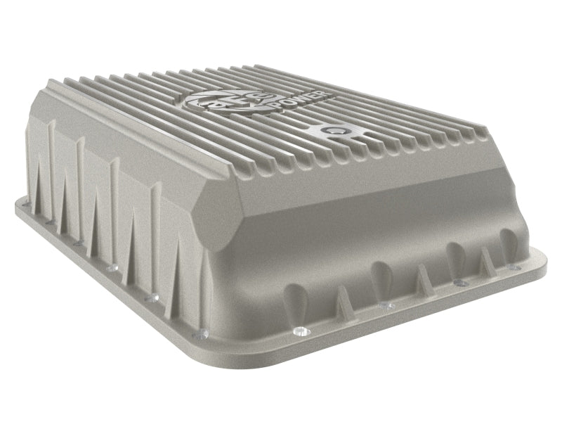 aFe POWER Street Series Transmission Pan Raw w/ Machined Fins RAM 3500 13-24 (AS69RC Transmission) - 46-71500A