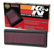 Load image into Gallery viewer, K&amp;N 12 Fiat 500 Abarth 1.4L Replacement Air Filter - 33-2487
