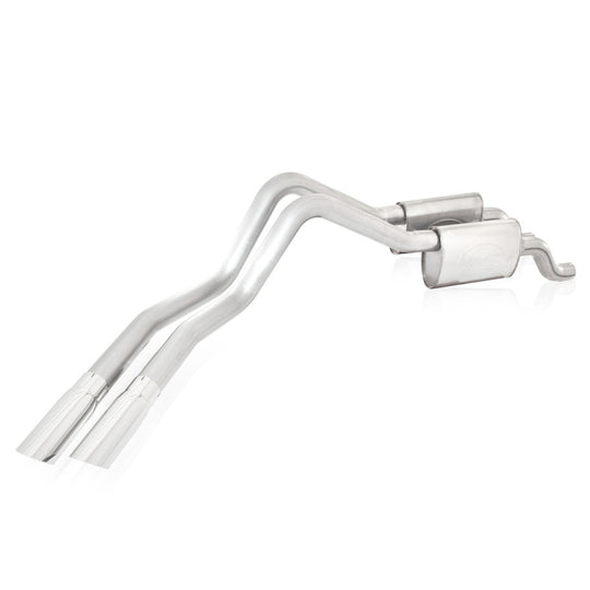 Stainless Works 2010-14 Raptor Exhaust 3in S-Tube Mufflers Exits Behind Passenger Rear Tire - FTR10CB-LMF
