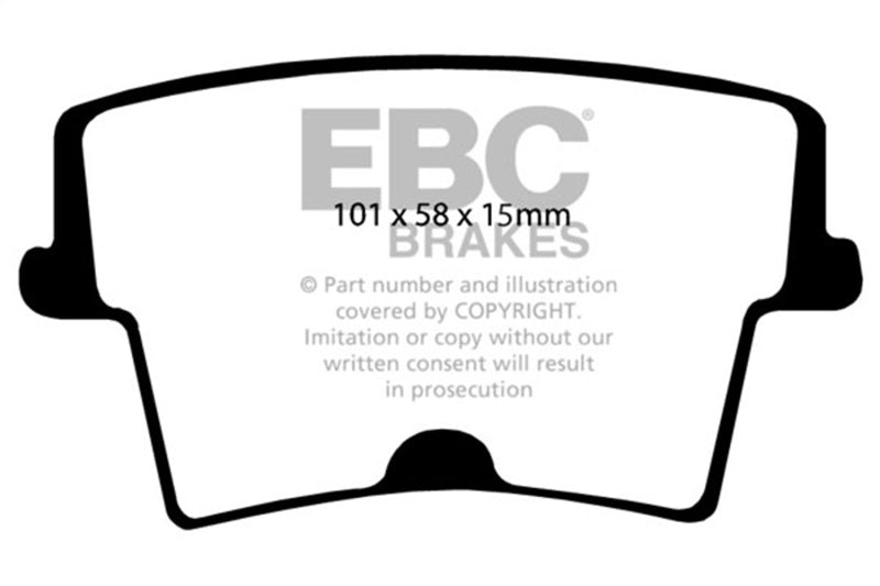 EBC 05-10 Chrysler 300C 5.7 Ultimax2 Rear Brake Pads - UD10571