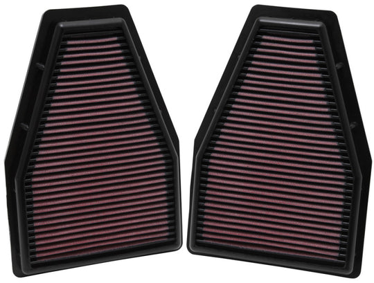 K&N Replacement Air Filter 12-13 Porsche 911 3.4L / 12 911 3.8L / 13 911 3.6L / 13 911 Carrera 3.8L - 33-2484