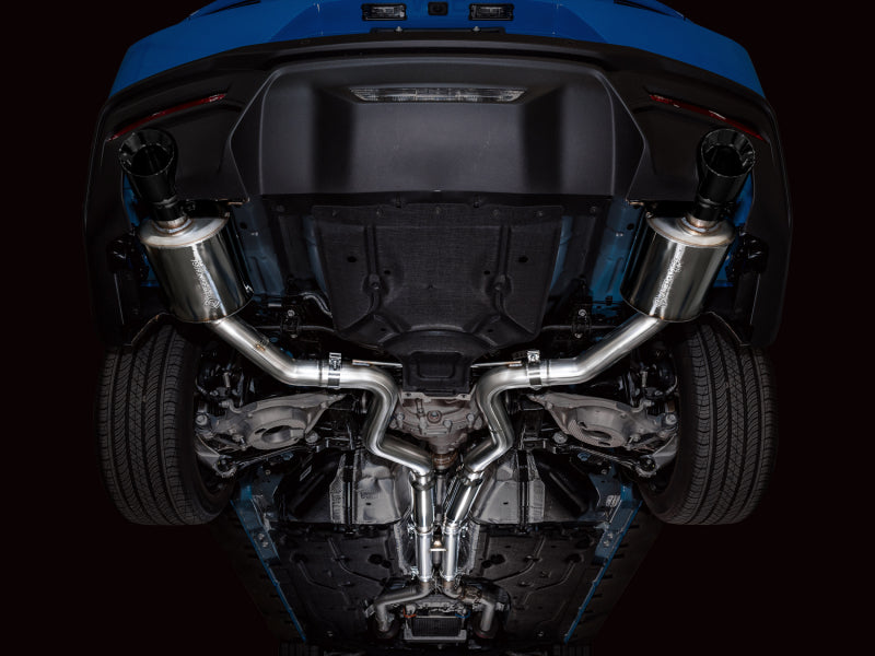 AWE Tuning 2024 Ford Mustang GT Fastback S650 RWD Touring Catback Exhaust w/ Dual Diamond Black Tips - 3015-33650