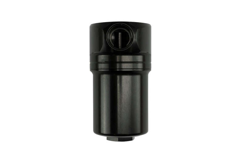 Turbosmart 10um 10AN Fuel Filter Canister - Black - TS-0402-1242