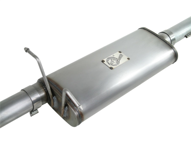 aFe MACHForce XP Exhaust Cat-Back 3in SS-409 w/ Polished Tip 97-03 Ford F-150 V8 4.6/5.4L - 49-43043-P