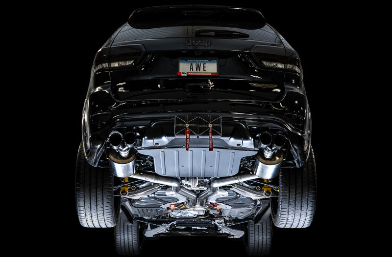 AWE Tuning 2020 Jeep Grand Cherokee SRT/Trackhawk Touring Edition Exhaust - Use w/Stock Tips - 3015-31017