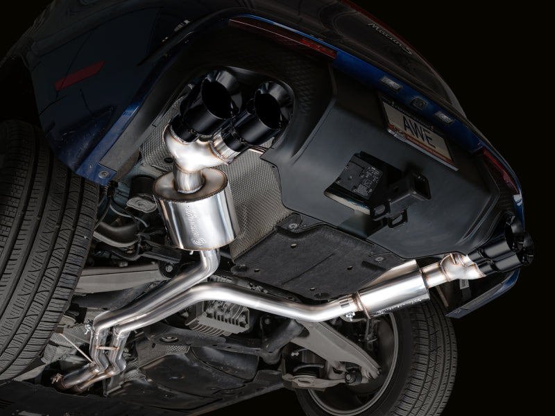 AWE Tuning 2022+ Porsche Macan 2.9TT Touring Edition Cat-Back Exhaust w/ Diamond Black Tips - 3015-43952