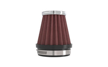 Load image into Gallery viewer, K&amp;N Universal Chrome Filter 2 1/8 inch FLG / 3 inch Bottom / 2 inch Top / 3 inch Height - RC-2330