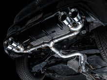 Load image into Gallery viewer, AWE Tuning MK8 Volkswagen Golf R 3in Track Edition Quad Exhaust - Chrome Silver Tips - 3020-42658