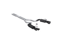 Load image into Gallery viewer, MBRP 2024 Ford Mustang GT 5.0L 3in Cat-Back Dual Split Rear - Quad Black Tips - S7280BLK