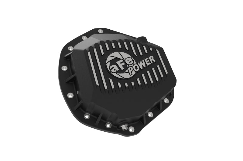 aFe Power Pro Series Rear Differential Cover Black w/ Machined Fins 14-18 Dodge Trucks 2500/3500 - 46-70392