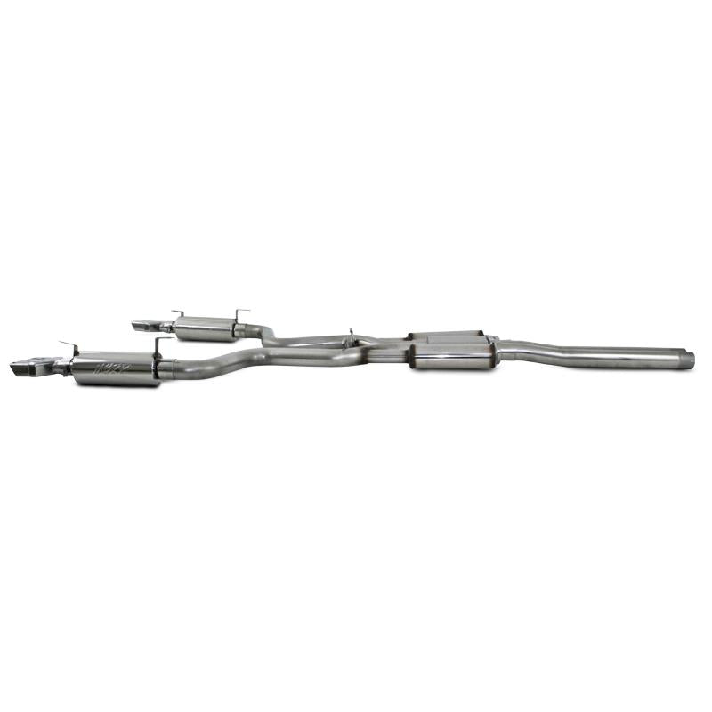 MBRP 08-11 Dodge Challenger SRT8 6.1L Hemi T304 Cat Back Dual Split Rear - S7110304