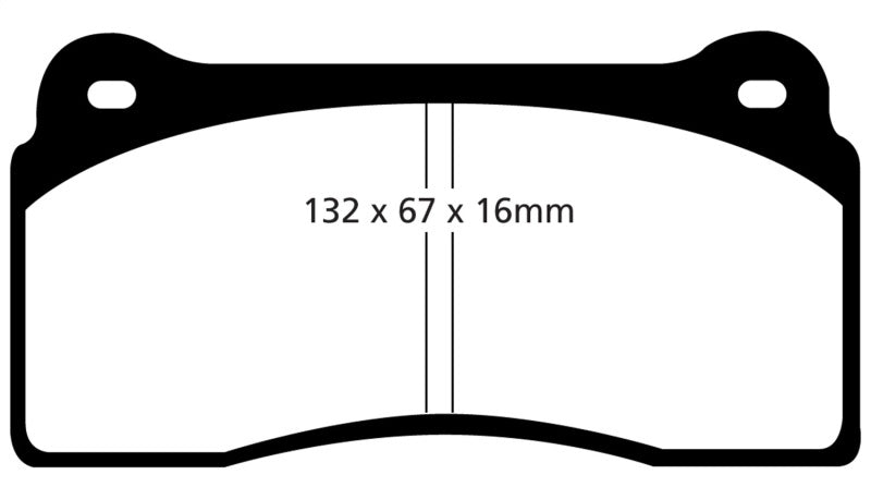 EBC 99-03 Aston Martin DB7 5.9 Orangestuff Front Brake Pads - DP91110