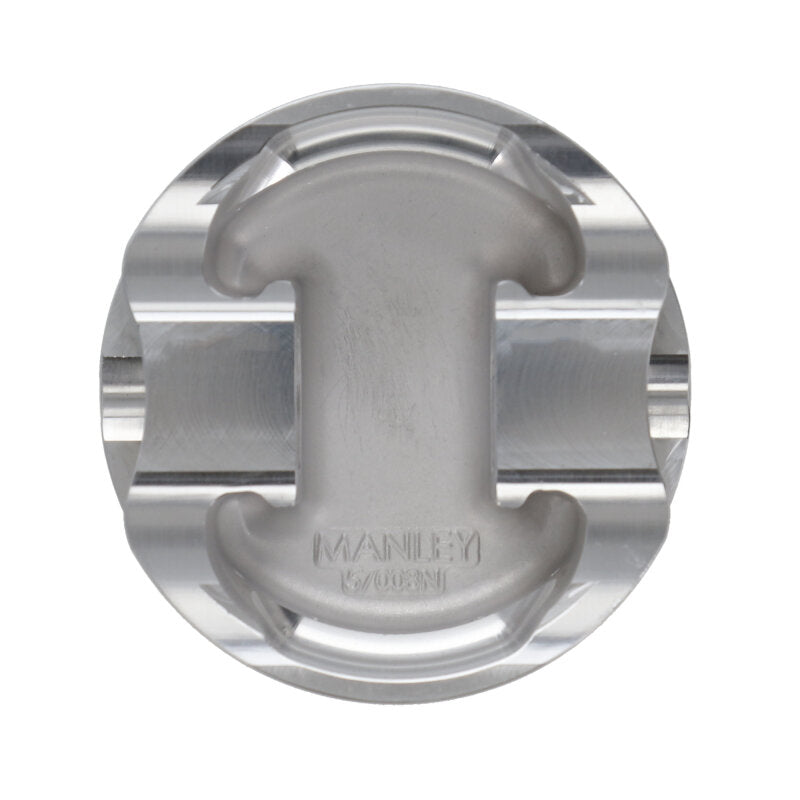 Manley 2018+ Ford Coyote 5.0L DOHC -6cc Dish 3.667in Bore 10:1 CR Platinum Extreme Duty Piston Set - 595705CE-8