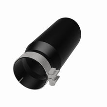 Load image into Gallery viewer, MagnaFlow Tip Stainless Black Coated Single Wall Round Single Outlet 5in Dia 4in Inlet 13in L - 35238