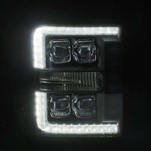 Load image into Gallery viewer, AlphaRex 11-16 Ford F-350 SD NOVA LED Projector Headlights Plank Style Blk w/Activ Light/Seq Signal - 880149