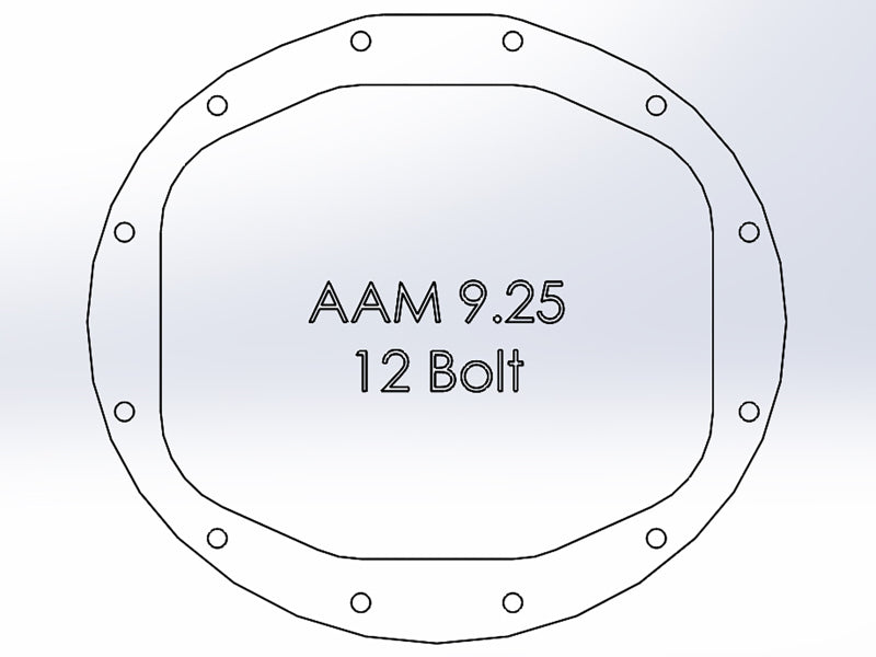 aFe Power Front/Rear Diff Cover Kit w/ Oil 13-18 Dodge L6 Trucks (AAM 9.25-12 & AAM 11.5/12-14) - 46-7701AB