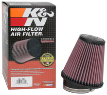 Load image into Gallery viewer, K&amp;N Filter Universal Rubber Filter 3 1/2 inch 10 Degree Flange 5 3/4 inch OD 6 inch Height - RU-1035