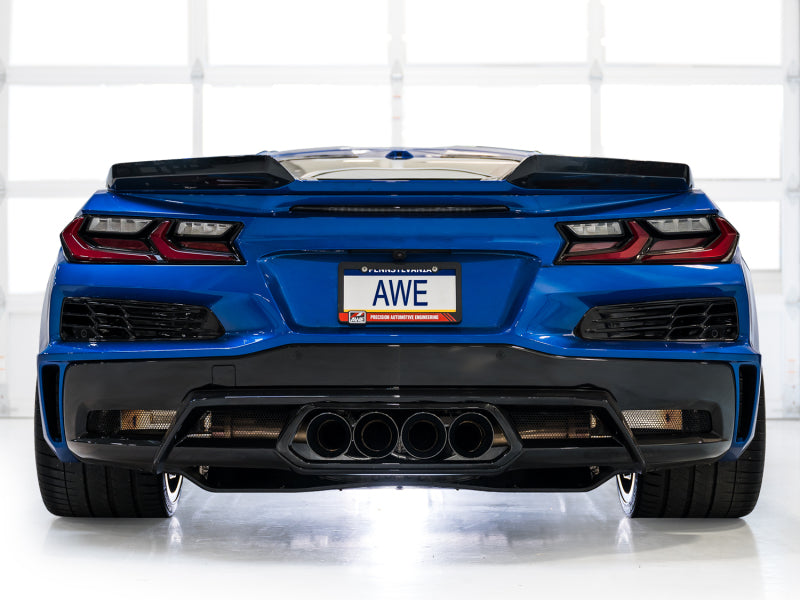 AWE Tuning 2023 C8 Corvette Z06 SwitchPath Cat-Back Exhaust - Diamond Black Tips - 3025-43906