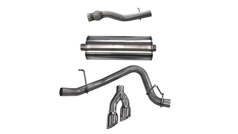 Corsa 2015-2020 GMC Yukon Denali XL 6.2L V8 3in Cat-Back Single Side Exit Twin 4in Polished Tips - 14749