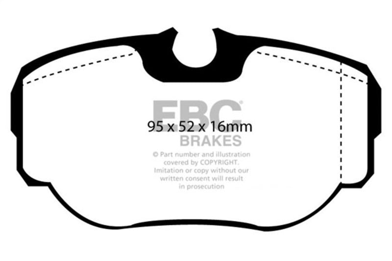 EBC 99-03 Land Rover Discovery (Series 2) 4.0L Ultimax Rear Brake Pads - UD4931