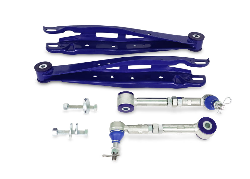 SuperPro 2013 Scion FR-S Base Rear Lower Adjustable Toe & Lower Control Arm Set - TRC0015