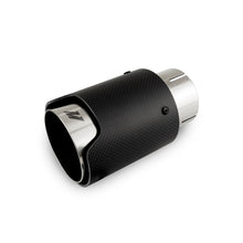 Load image into Gallery viewer, Mishimoto Carbon Fiber Muffler Tip 2.5in Inlet 3.5in Outlet Polished - MMEXH-TIP-CF25P