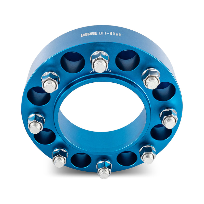 Mishimoto Wheel Spacers 8x180 124.1 50 M14 Blue - BNWS-009-500BL