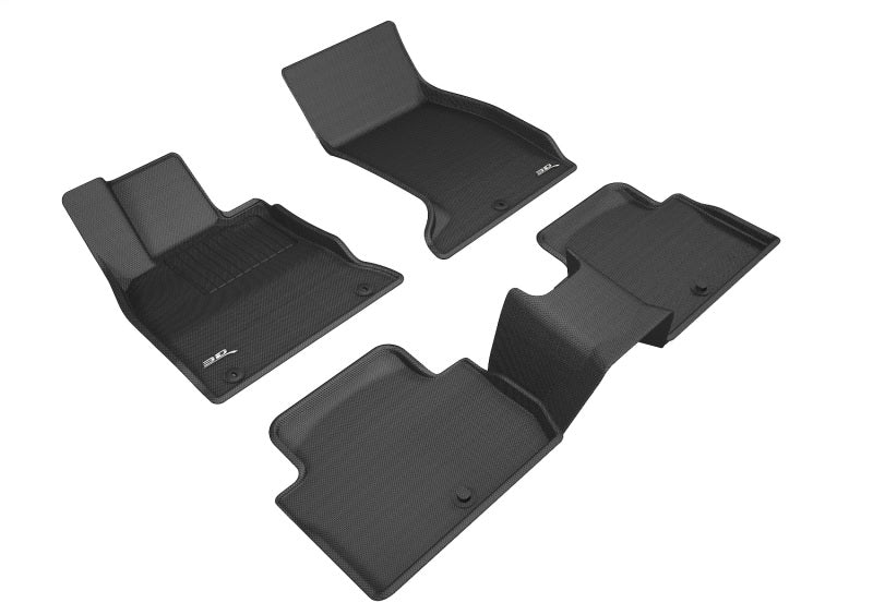 3D MAXpider 18-24 Kia Stinger AWD Kagu Black Full Set - L1KA04501509
