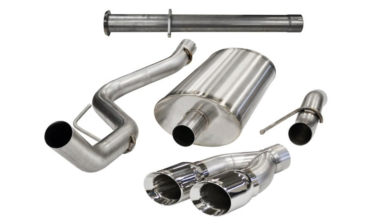 Corsa 2011-2014 Ford F-150 Raptor 6.2L V8 133in Wheelbase Polished Xtreme Cat-Back Exhaust - 14759