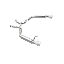 Load image into Gallery viewer, MagnaFlow Axle Back, SS, 2.5in, Competition, Dual Split Polish 4.5in Tip 2015 Ford Mustang Ecoboost - 19179