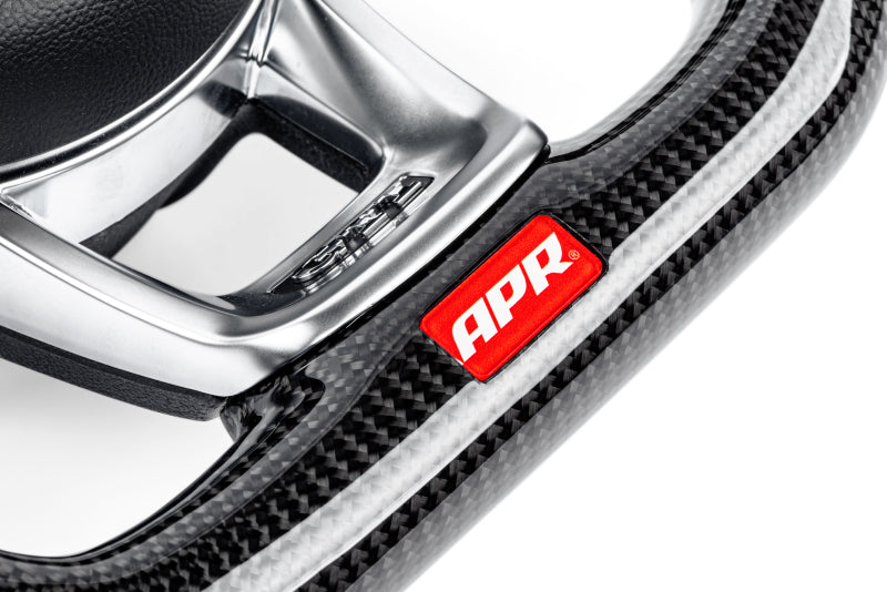 APR 15-26 Volkswagen Golf R/GTI/Jetta (MK7) Carbon Fiber/Red Stitch Steering Wheel (Non Paddles) - MS100205