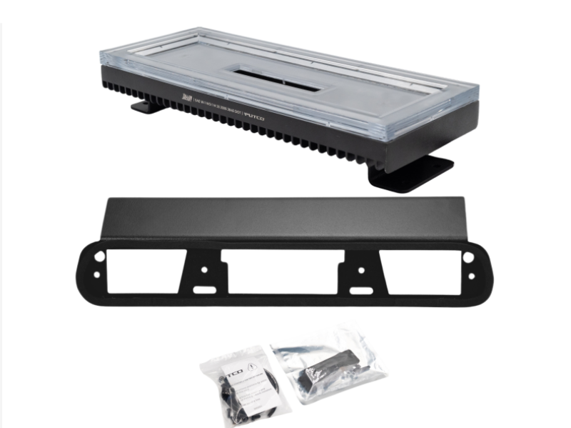Putco Universal Yellow Jacket 12in x 4.5in Strobe Light Bar - Yellow/White - 960112