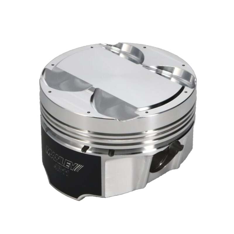Manley Mitsubishi 4B11 86.5mm Bore 10.0:1 CR +2cc Dome Turbo Tuff Piston Set w/ Rings - 614305CE-4
