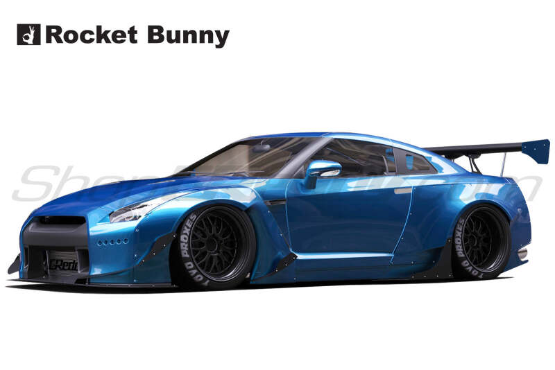GReddy 09+ Nissan GT-R R35 Full Rocket Bunny Wide-Body Aero Kit w/ Wing - 17020635