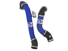 Load image into Gallery viewer, aFe Bladerunner Intercoolers Tube - Blue Hot/Cold Side 15-16 Ford Mustang EcoBoost L4-2.3L (t) - 46-20254-L