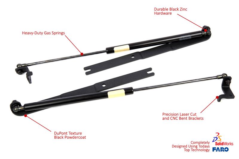 GrimmSpeed 13+ Subaru BRZ / 13+ Scion FR-S Hood Struts - 097001