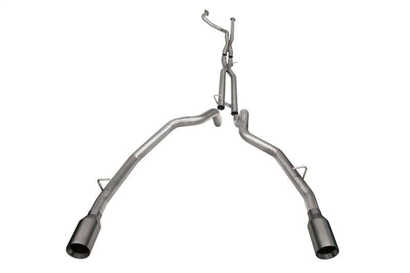 Corsa 2021-2024 Dodge Ram TRX Crew Cab Baja Catback Exhaust Dual Rear Gunmetal Tip - 21190GNM
